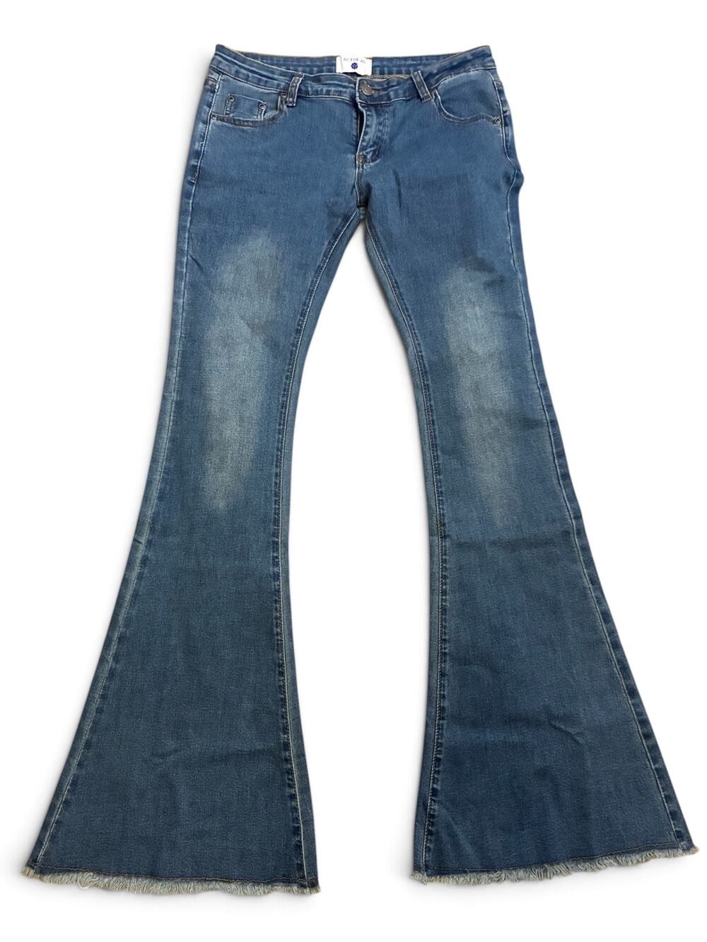 AC FOR AG Jeans Distressed Frayed Hem Flare Bell Bottoms *Size 30*